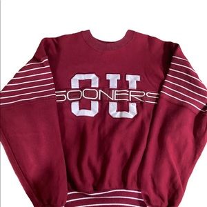 Vintage 90’s University Of Oklahoma Crewneck Sweatshirt.